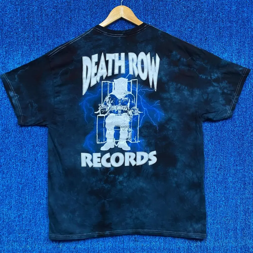 Death Row Electric 90-х Рэп Tie Dye XL Изображение 0