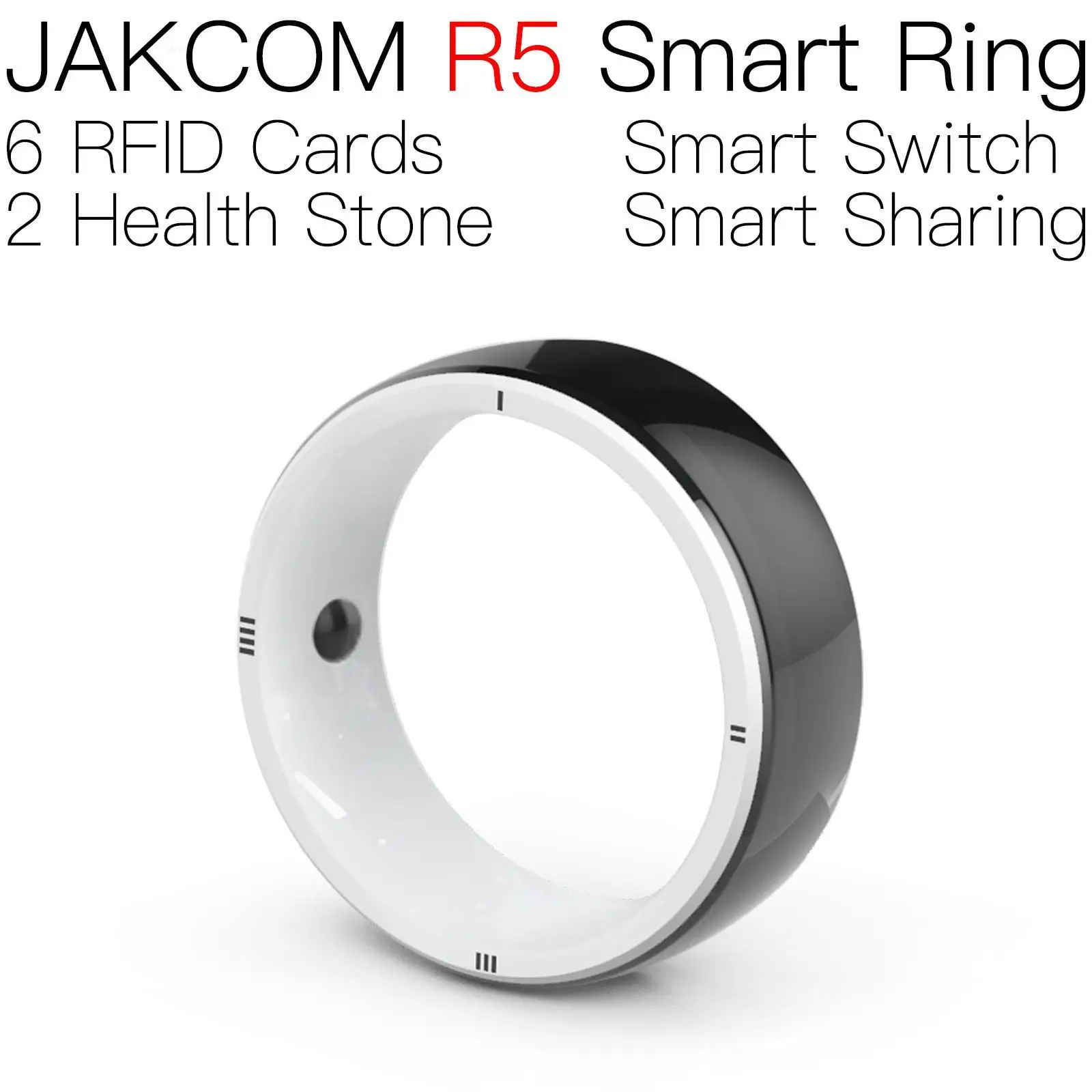 JAKCOM R5 Smart Ring Новое поступление в виде alexia tools relogios digitais galaxy watch 5 серии 7 i7 3770k Изображение 0