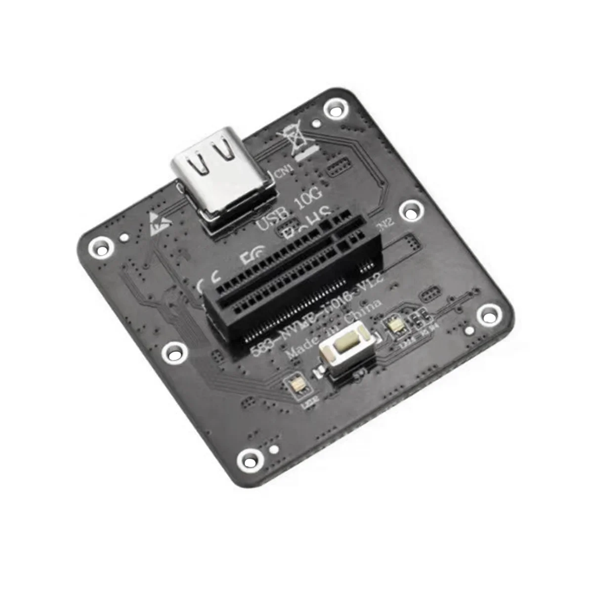 M.2 NVME к USB 3.1 Case Карта-адаптер Expansopn Плата JMS583 Поддерживает протокол NGFF Type-C USB3.1 Gen2 со скоростью 1000 + Мб/С. Изображение 0