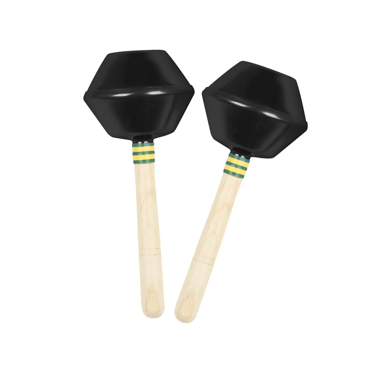 Orff Песочный Молоток Orff Музыкальный Ударный Инструмент Детские Игрушки-Погремушки Музыкальный Инструмент Игрушка, 1 Пара Черных Изображение 0