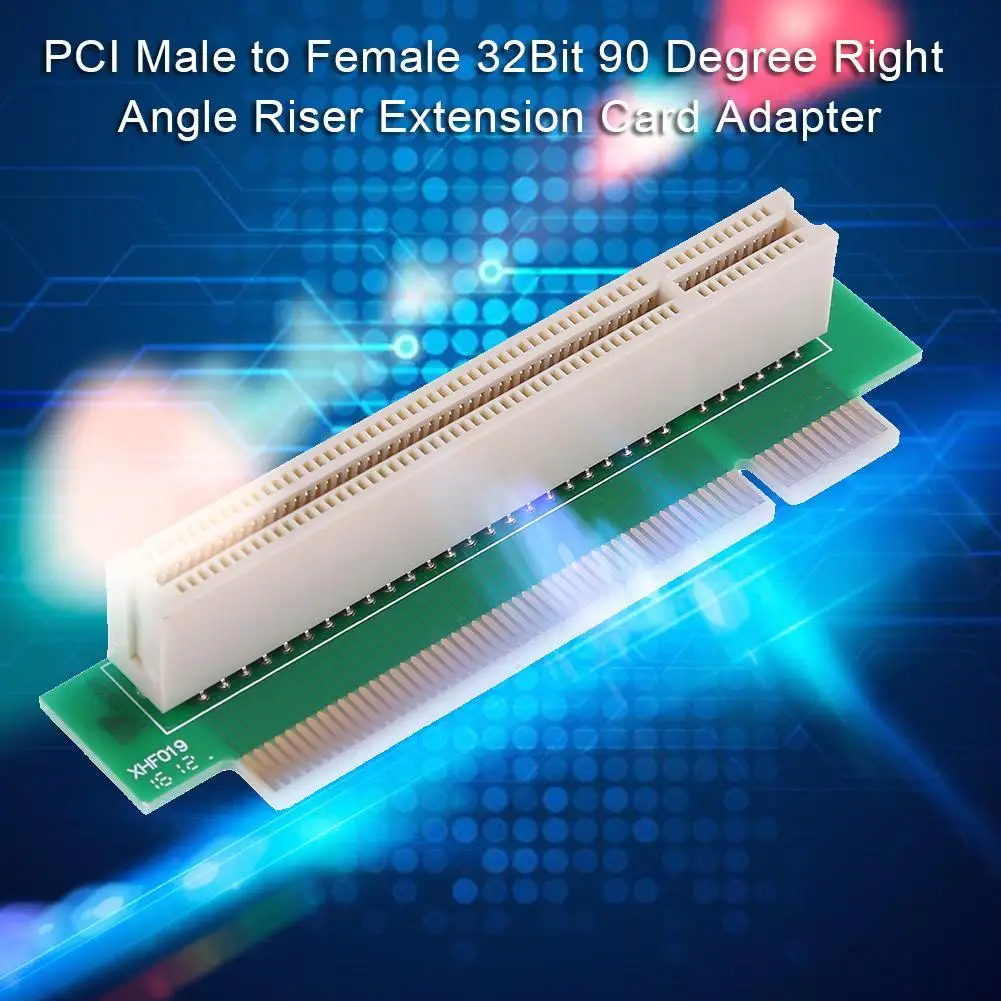 PCI от мужчины к женщине 32-битный адаптер для удлинительной карты с прямым углом 90 градусов Изображение 0