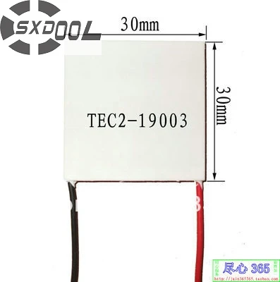 SXDOOL TEC Peltier TEC2-19003 15V 30 30 6mm Термоэлектрический Модуль Охладителя Производители Пельтье на заказ Изображение 0