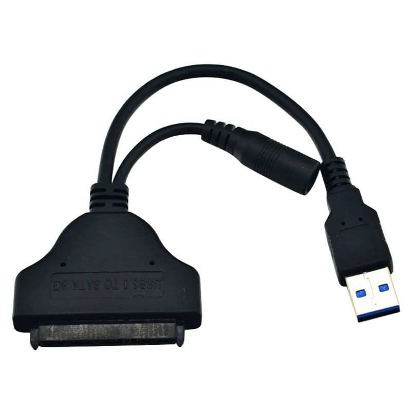 USB3.0 Кабель Easy Drive для чтения с жесткого диска USB к SATA3 2,5 /3,5-дюймовый кабель-адаптер для жесткого диска с интерфейсом питания Изображение 0
