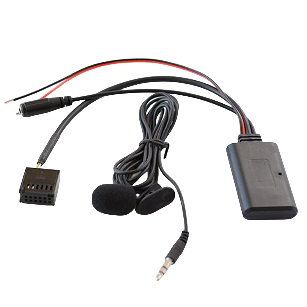Аудио MP3 Музыкальный Адаптер с Микрофоном Автомобильный Bluetooth-Совместимый Модуль Вызова Аудиокабеля Громкой Связи Адаптер для Ford Mondeo C-Max Изображение 0