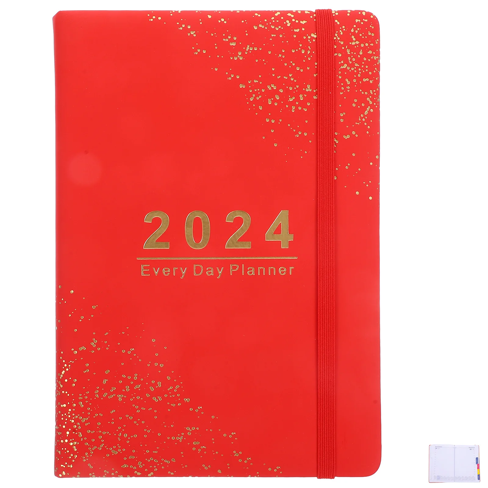 Блокнот для планирования встреч, рабочий блокнот, еженедельный планировщик занятий для домашнего обучения на 2024 год Изображение 0