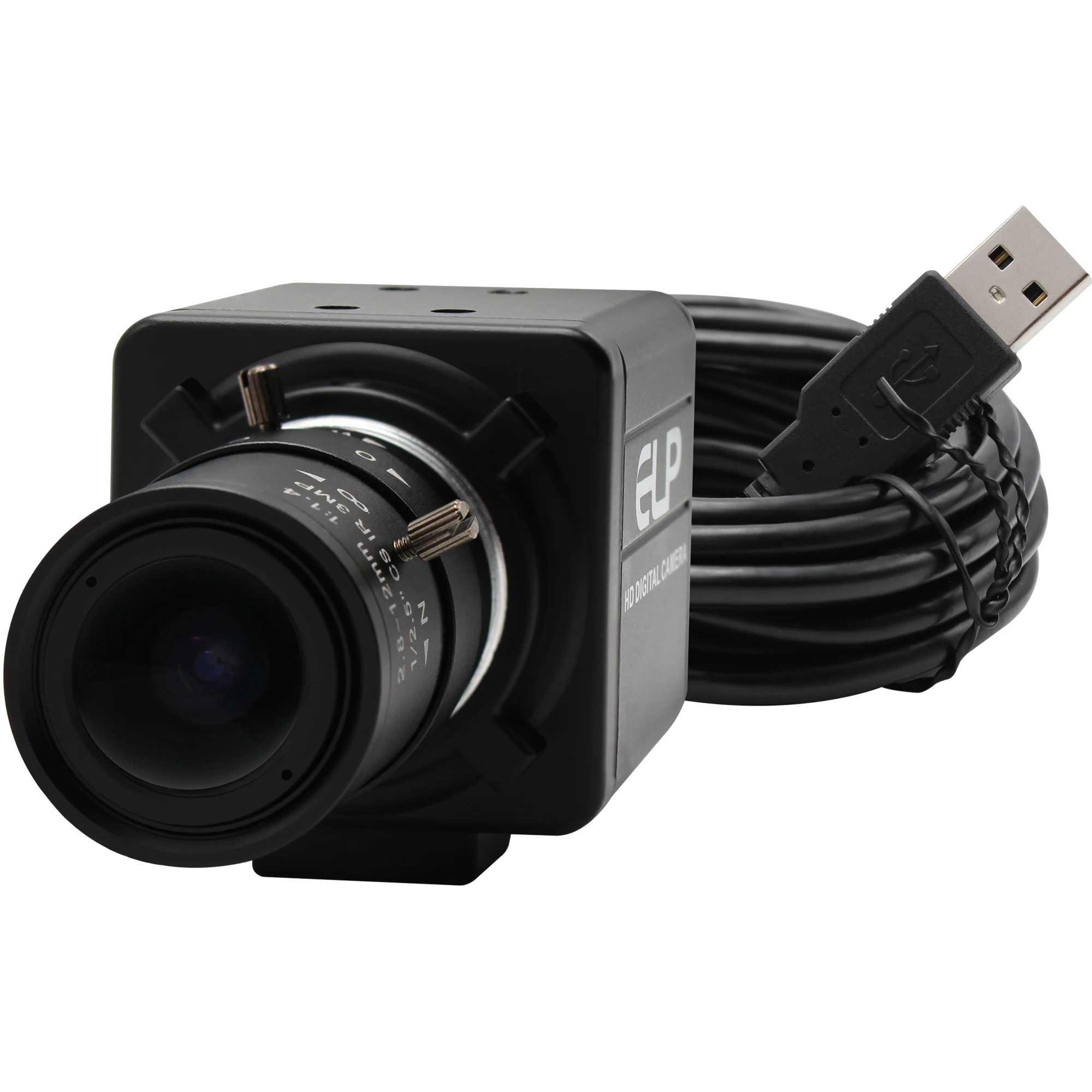 Веб-камера с глобальным затвором Aptina AR0144 CS 2.8-12/5-50mm С Переменным Фокусным расстоянием Промышленная Коробка Для Внутреннего Наблюдения USB-Камера Изображение 0