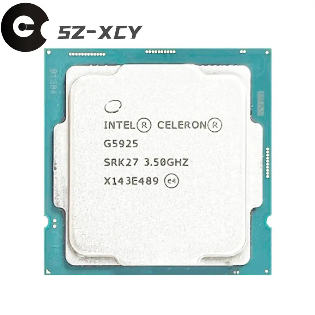 Двухъядерный процессор Intel Celeron G5925 с частотой 3,6 ГГц, 4M 58W LGA 1200 Изображение 0