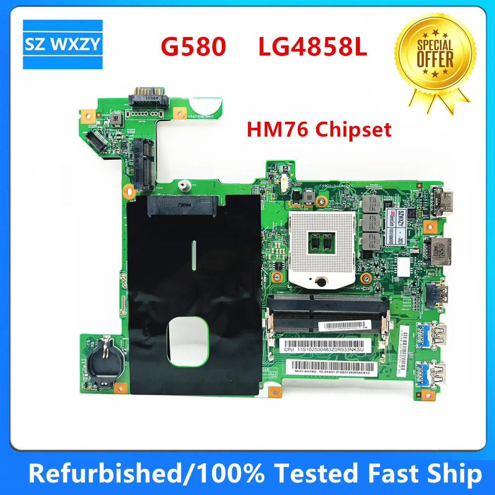 Для ноутбука Lenovo G580 Материнская Плата LG4858L 12206-1 90001144 HM76 DDR3 100% Протестирована Быстрая Доставка Изображение 0