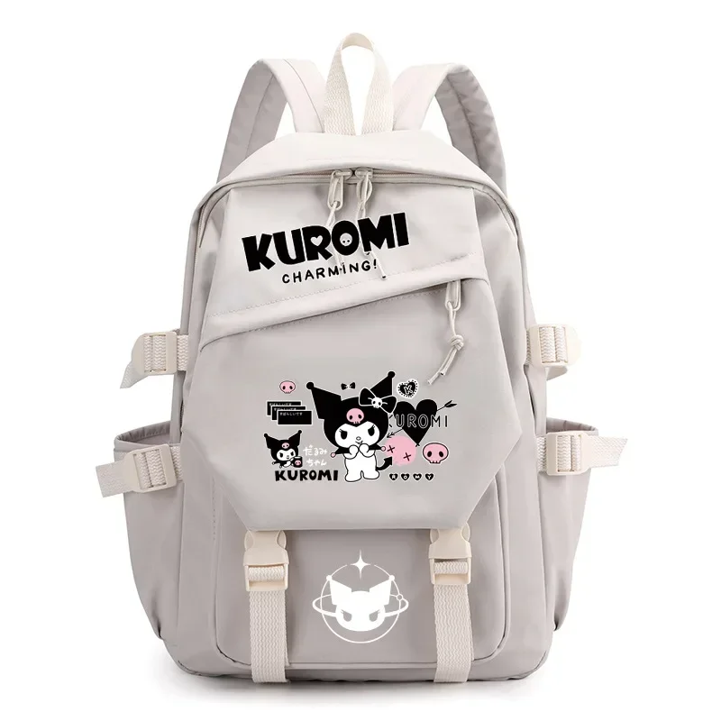 Дорожная сумка Sanrio hello kitty, рюкзак kuromi, женский японский симпатичный школьный ранец, сумка для старшеклассниц. Изображение 0