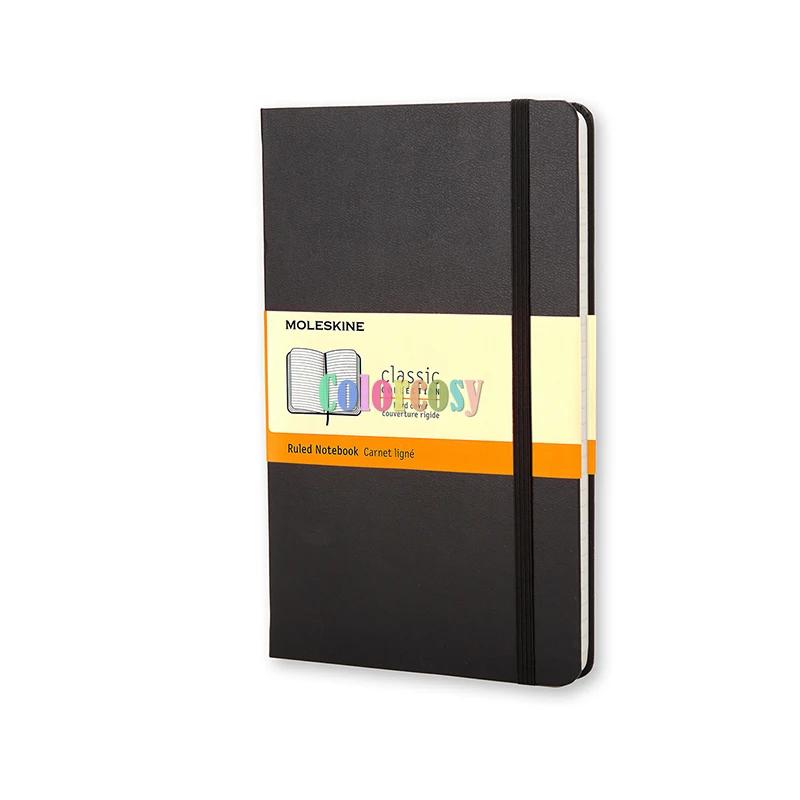 Классический блокнот Moleskine, твердая обложка, большой, 240 страниц, Идеальный блокнот для ведения дневников, ежедневника или заметок Изображение 0