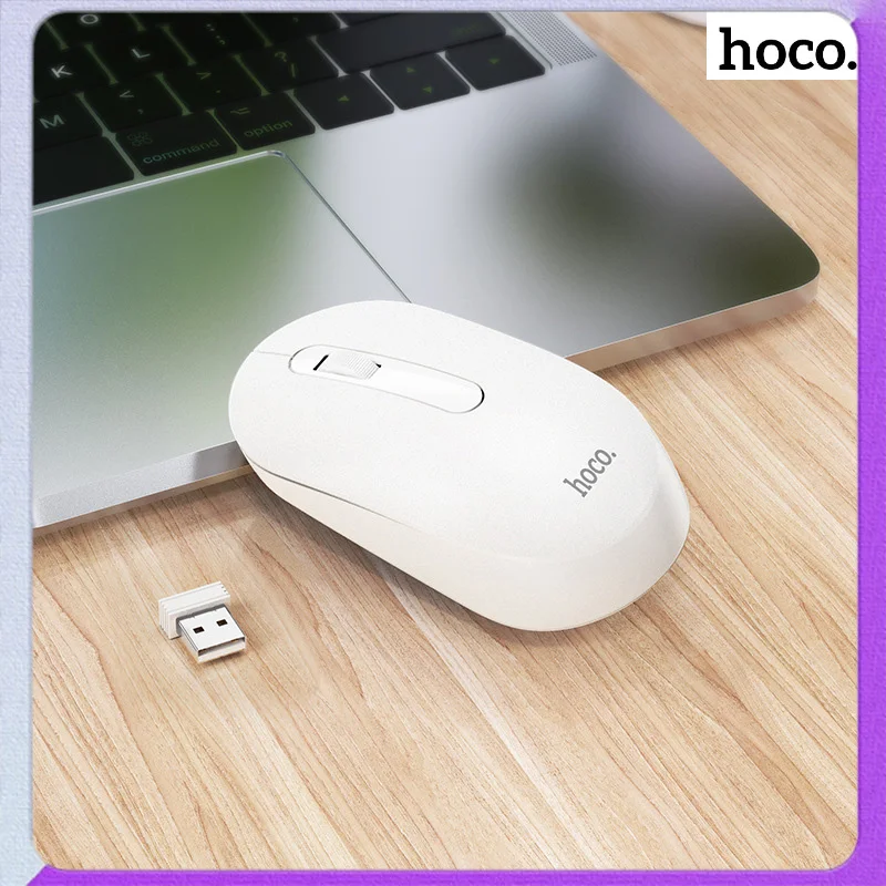 Компьютерный ноутбук Hoco Haoku Gm14, беспроводная мышь для бизнеса 2.4g, настольная мышь Apple Lenovo, подходит для игр, Офисная Универсальная Изображение 0