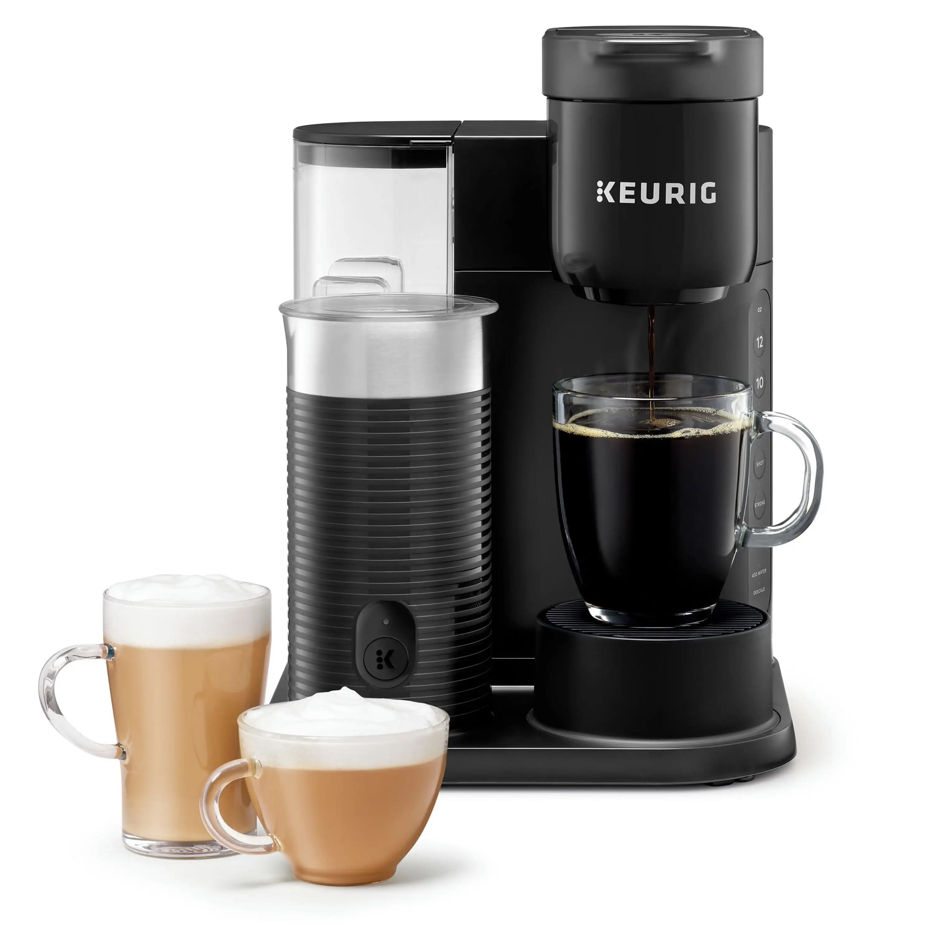 Кофеварка Keurig K-Café Essentials на одну порцию K-Cup Pod, черная Изображение 0