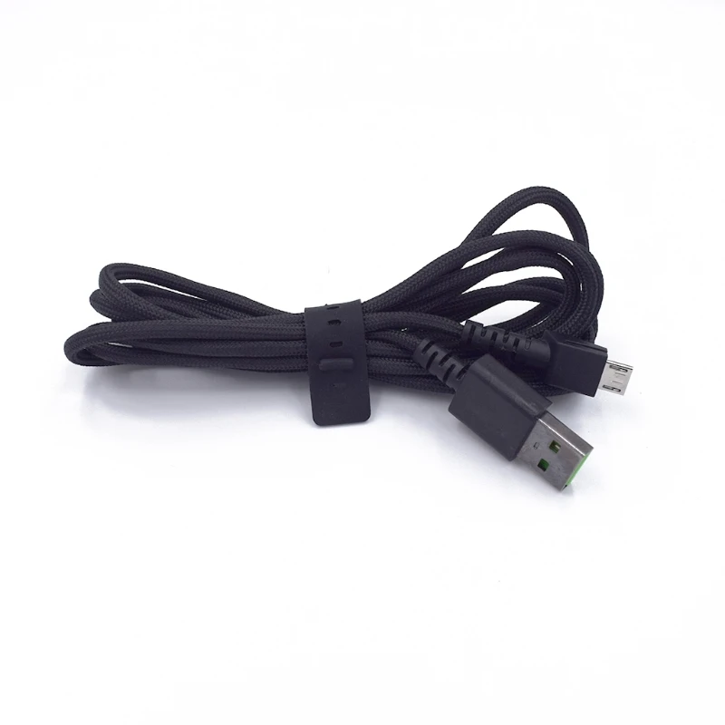 Линия USB-мышей, кабель USB-мыши длиной 2 м, запасные части для ремонта черного провода для игровой мыши Razer Изображение 0