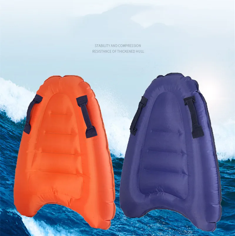 Наружная надувная доска для серфинга портативный бодиборд для плавания взрослых детей безопасный легкий кикборд для морского серфинга вейкборд Изображение 0