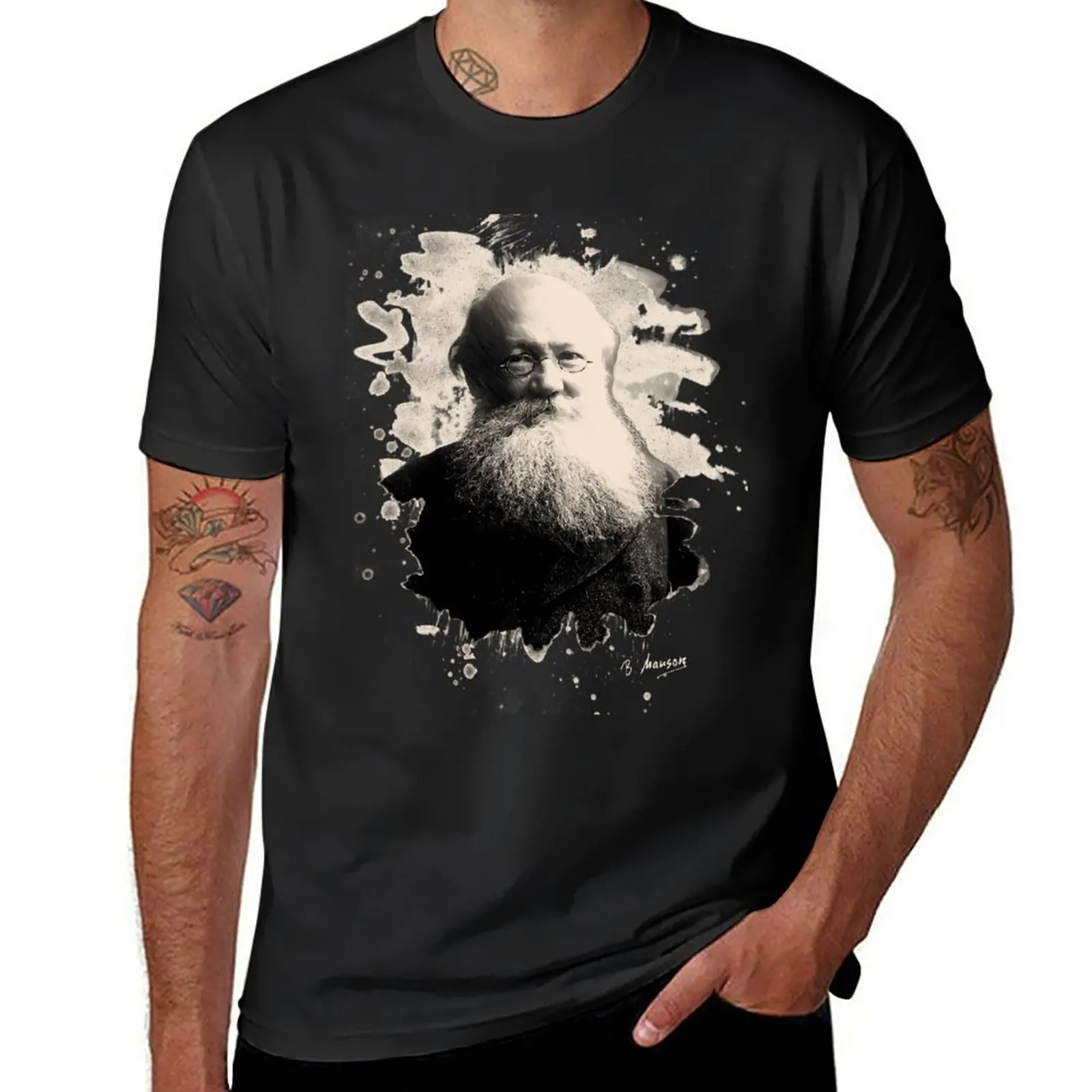 Новая футболка Kropotkin, быстросохнущая футболка, короткая футболка, одежда kawaii, мужские футболки с графическим рисунком. Изображение 0