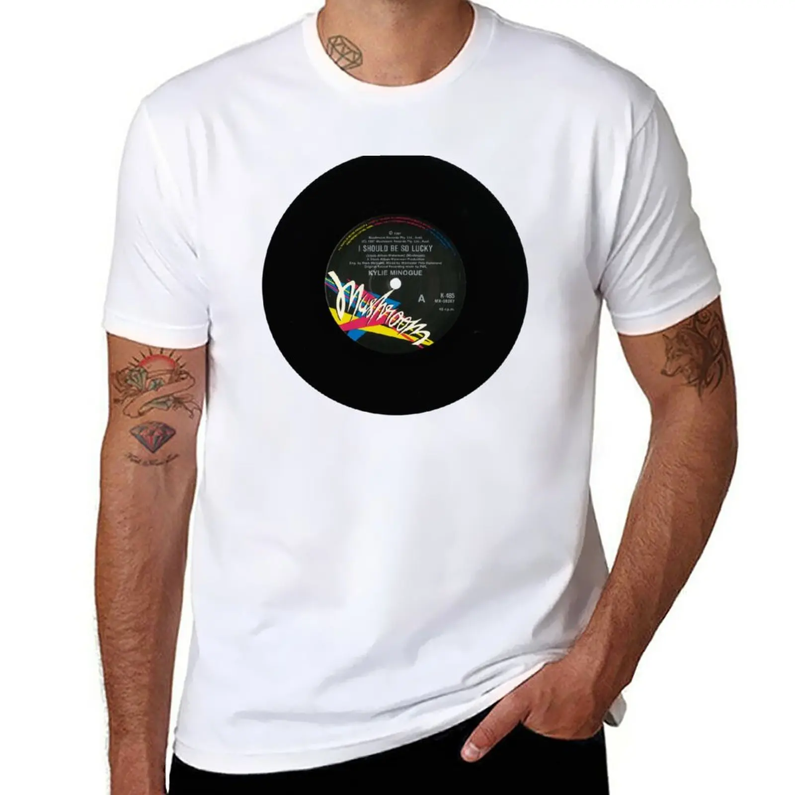 Новая футболка Lucky Aussie 7, мужская одежда, корейские модные футболки, пустые футболки, футболки для мужчин с рисунком Изображение 0