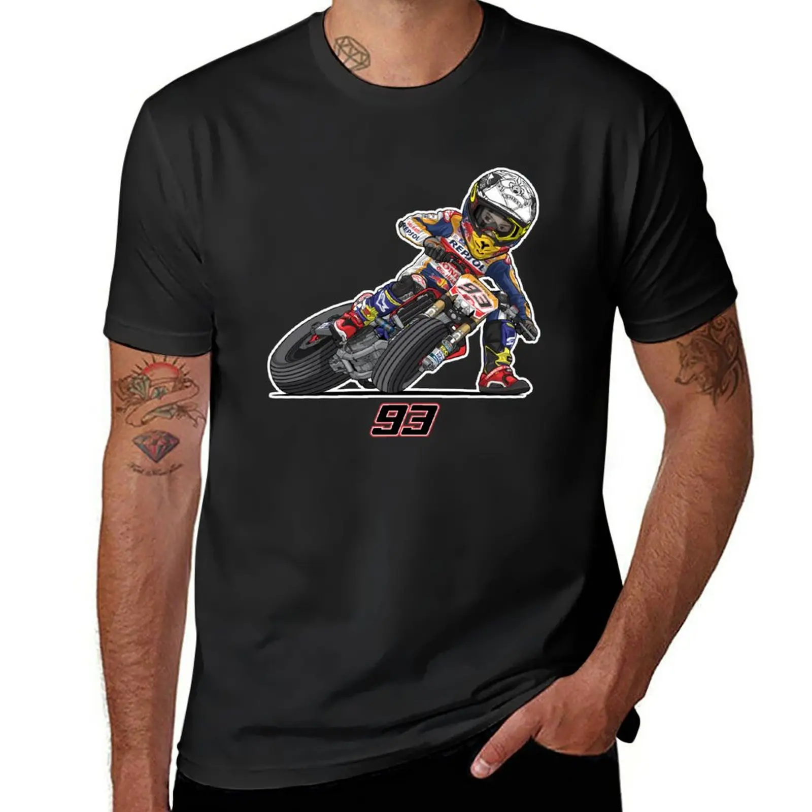 Новые 5-КРАТНЫЕ ЧЕМПИОНЫ НА ПЛОСКОМ ТРЕКЕ, велосипедная футболка, мужская быстросохнущая футболка, милая одежда, черные футболки, одежда для мужчин Изображение 0