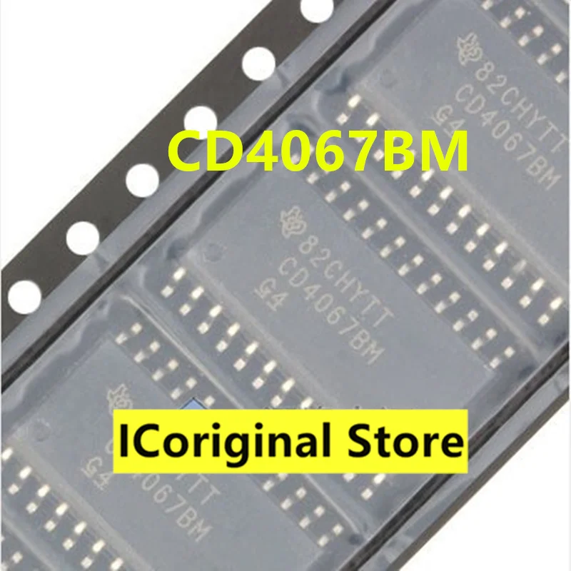 Новый и оригинальный CD4067 CD4067BM SOP-24 С 16-канальной коммутационной схемой Аналогового мультиплексора sop24 4067 Изображение 0