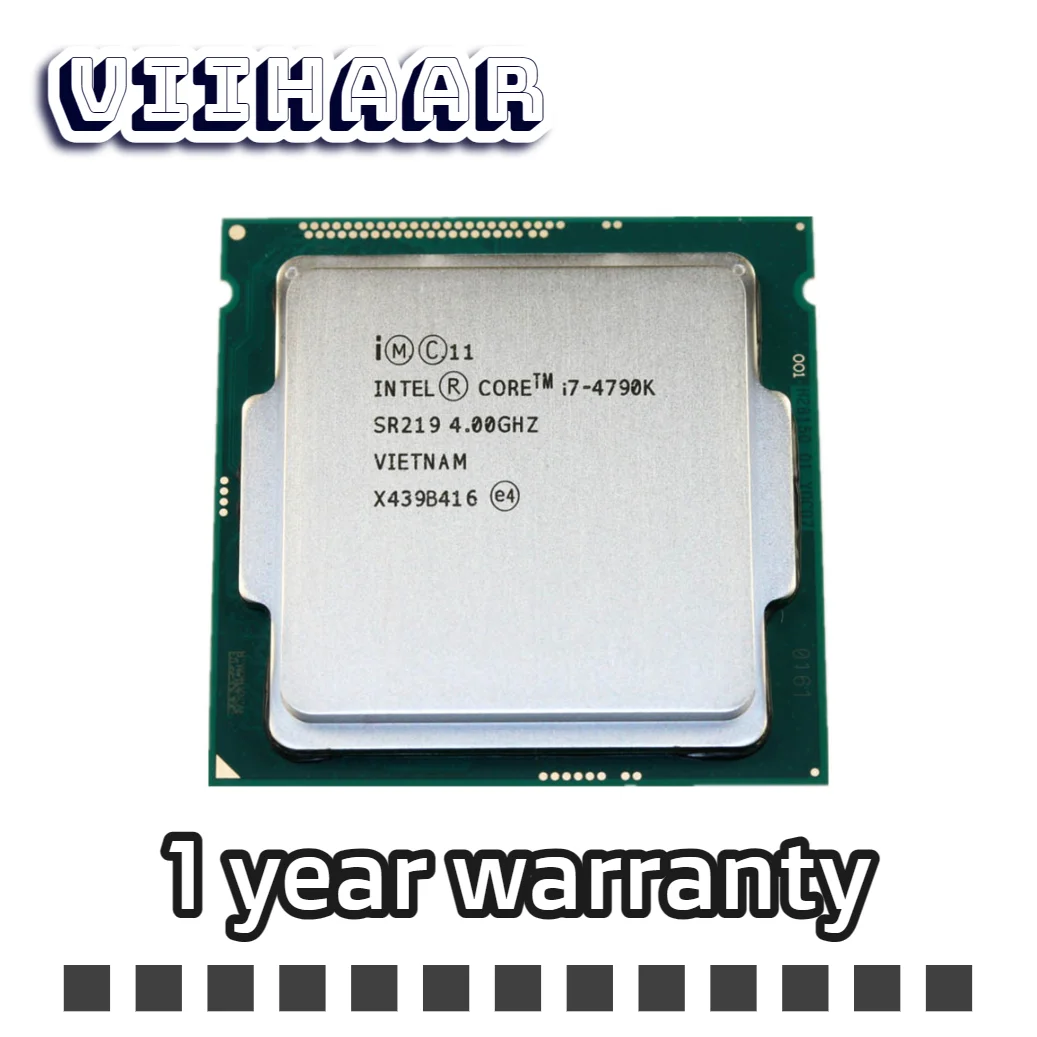 Оригинальный процессор lntel i7 4790K четырехъядерный 4,0 ГГц LGA 1150 TDP 88 Вт 8 МБ Изображение 0