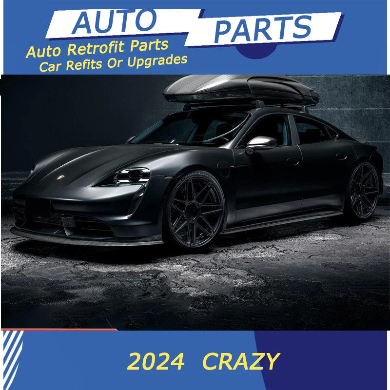 Подходит для Porsche Taun Turbo Модифицированная объемная юбка из углеродного волокна спереди, зеркало заднего вида, крыло заднего бампера в комплекте с установкой Изображение 0