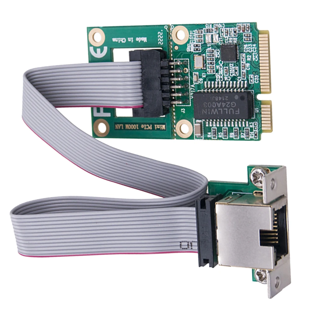 Сетевой адаптер Gigabit Ethernet RTL8111H Mini PCI Express Gigabit Ethernet Card 10/100/1000m LAN NIC Card для Настольных ПК Изображение 0