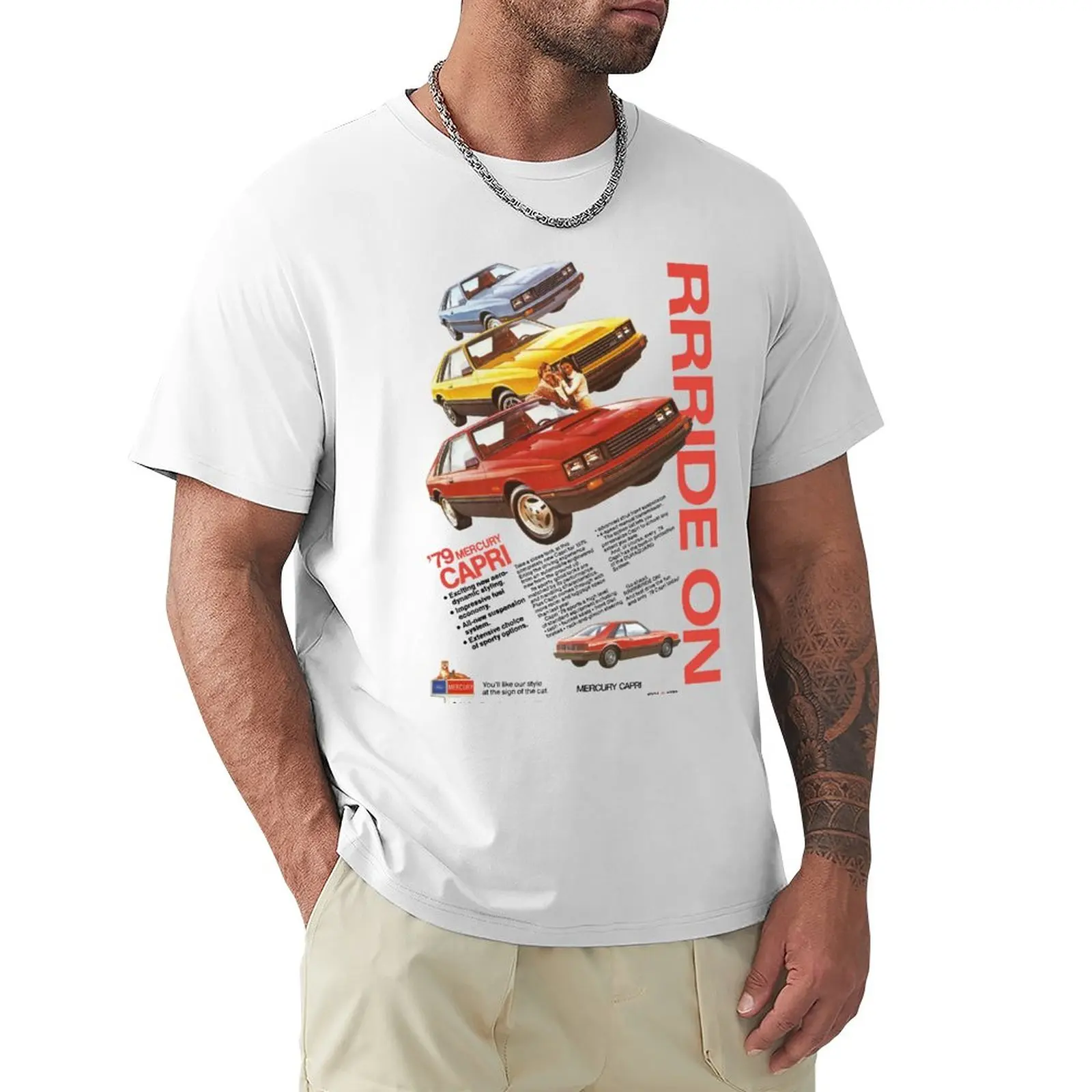 Футболка MERCURY CAPRI эстетическая одежда для тяжеловесов, топы для тяжеловесов, футболки для мужчин Изображение 0