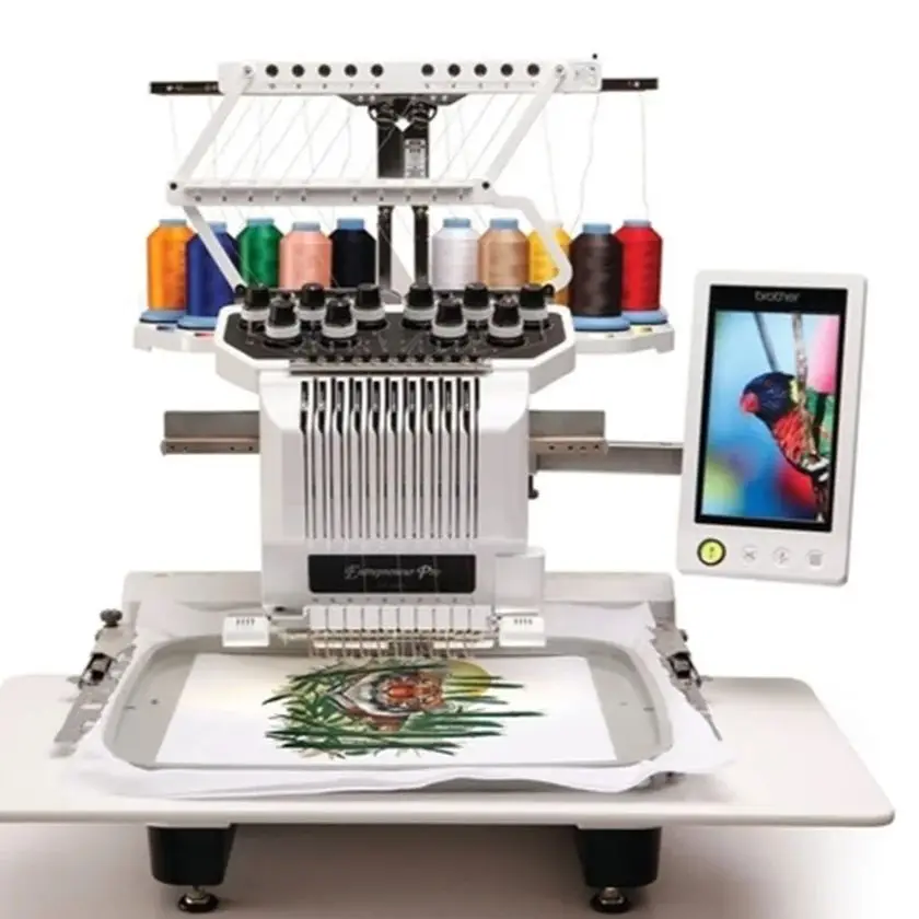 Хит продаж, промышленная вышивальная машина BroTher PR1000E с 10 иглами Изображение 0