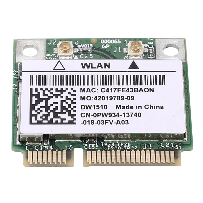 10X BCM94322HM8L BCM94322 Двухдиапазонная Беспроводная Сетевая карта Mini PCIE 300 Мбит/с 802.11A/B/G/N DW1510 для Mac OS /Hackintosh Изображение 1