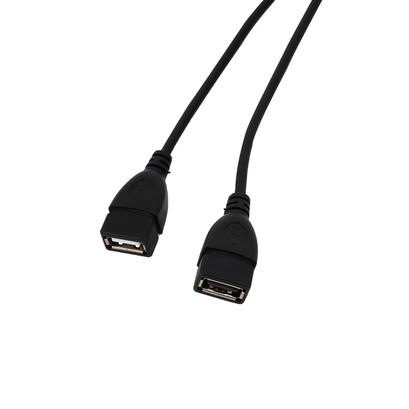 2 штекера USB 2.0A и 2 штекера с двумя гнездами USB, Y-разветвитель, кабель-адаптер Verteiler Изображение 1
