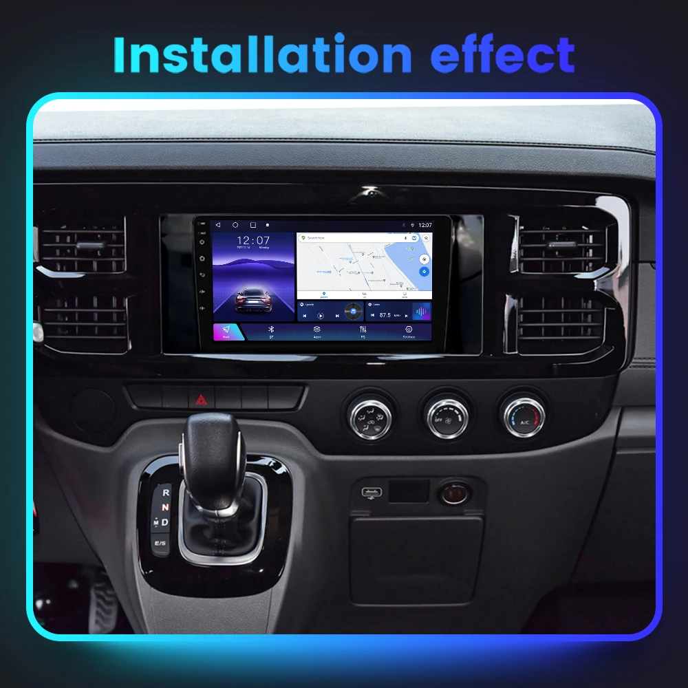 4G LTE Беспроводной Carplay AUTO BT5.0 Для Ford Transit PRO 2022 Android 12 6 + 128 Г Автомобильный GPS Навигация Радио Стерео Мультимедийный плеер Изображение 1