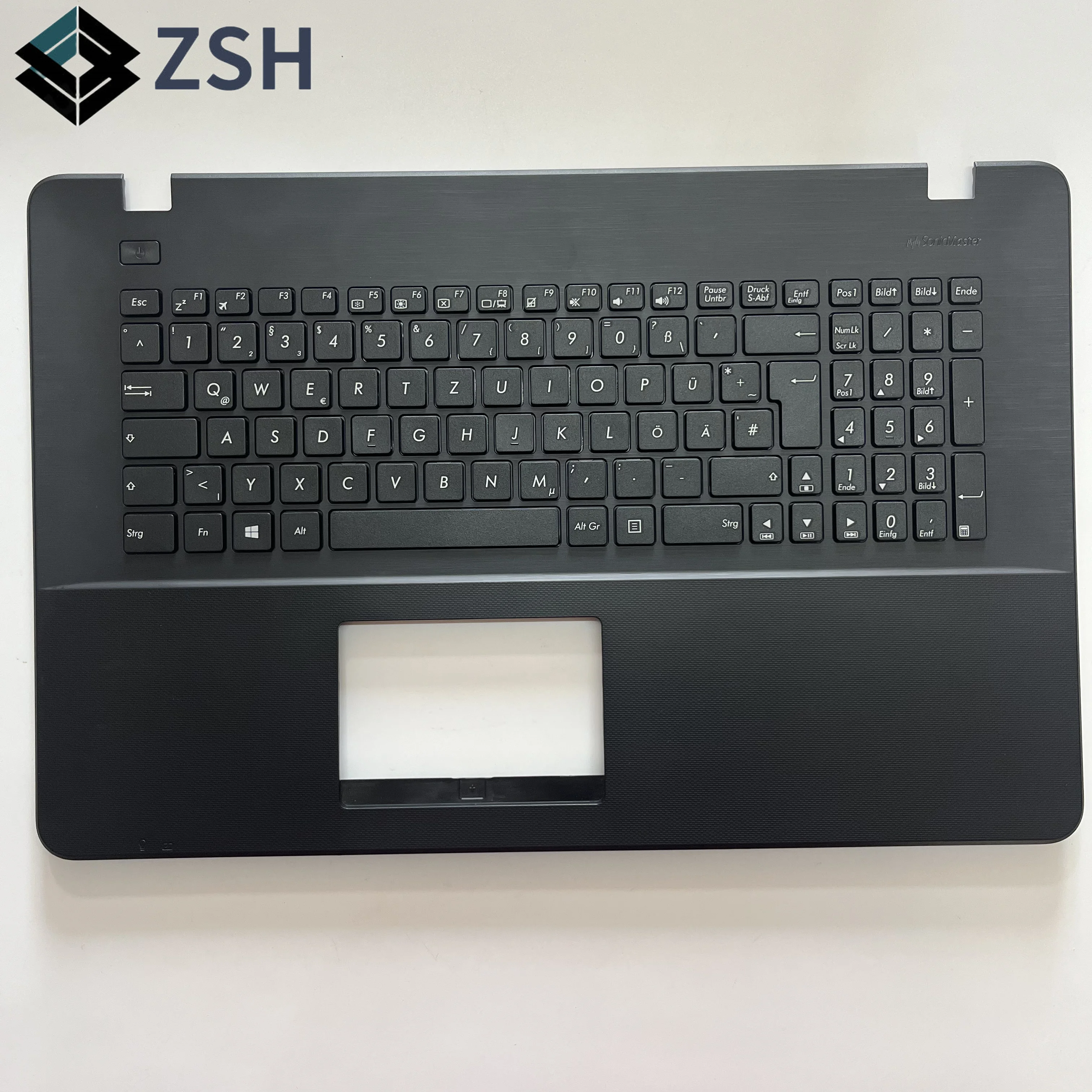 GR GE Немецкая клавиатура тачпад подставка для рук клавиатуры для Asus A751 x751 x751l x751lk x751lk x751ma x751y Клавиатура ноутбука C крышкой Изображение 1