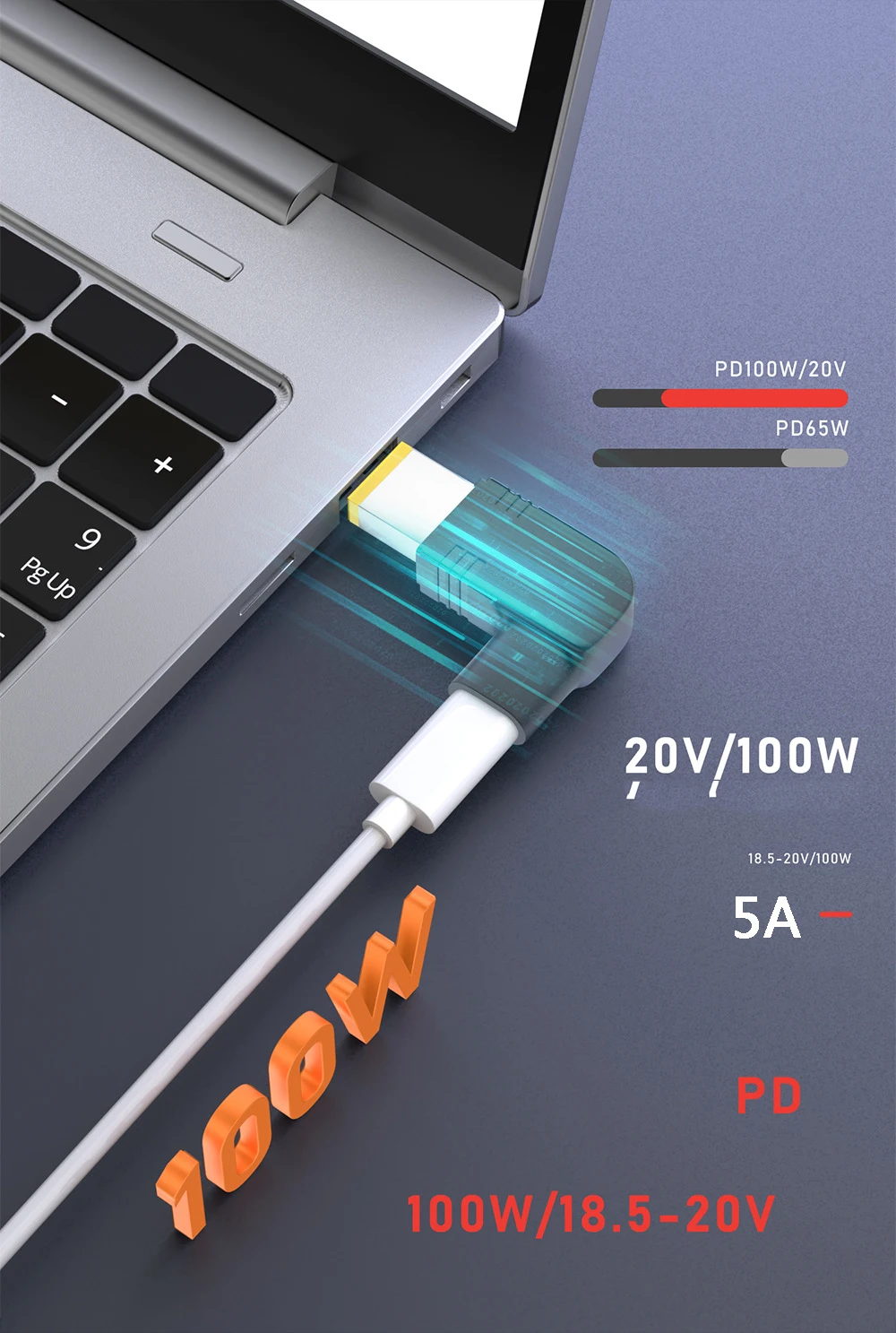 PD 65W Разъем USB 3.1 Type C к разъему постоянного тока для ноутбука, адаптер зарядного устройства, эмулятор, штекерный разъем Asus Hp Dell Acer Изображение 1