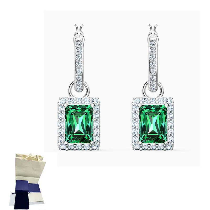 SW Креативные модные женские украшения, ожерелье, браслет из серии Crystal, Серьги, набор для вечеринки Изображение 1