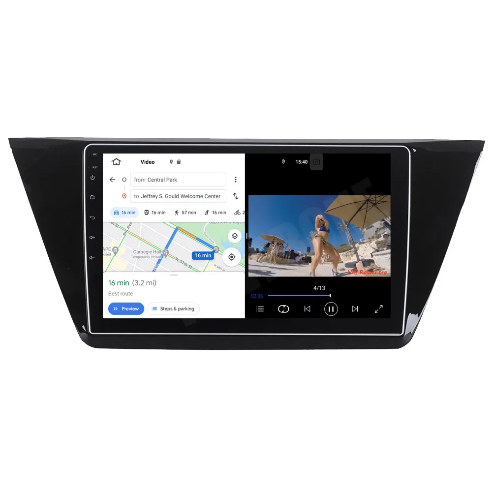 Автомобильное Радио RoverOne GPS Навигация Для Volkswagen Touran 2016 + Android 10 10,2 