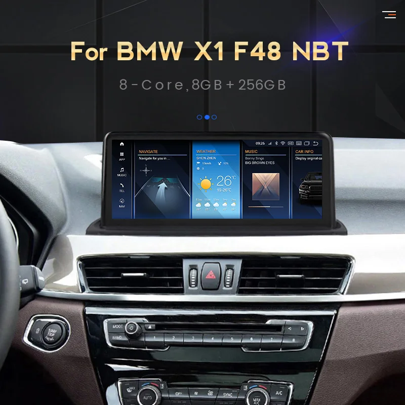 Автомобильный радиоприемник Android 12 Для BMW X1 F48/X2 F49 2015-2019 Автомобильный Мультимедийный плеер С подключенными системами Snapdragon 662 8 + 256G Carplay DSP Изображение 1