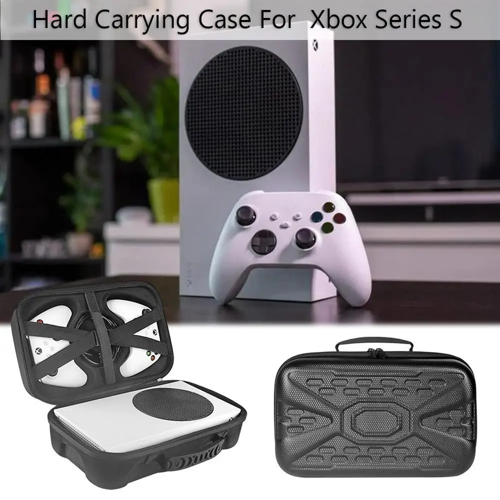 Жесткий чехол для переноски игровой консоли, дорожные контроллеры, сумка для хранения, защитная сумка, чехол для джойстика, чехол для хранения Xbox серии S Изображение 1