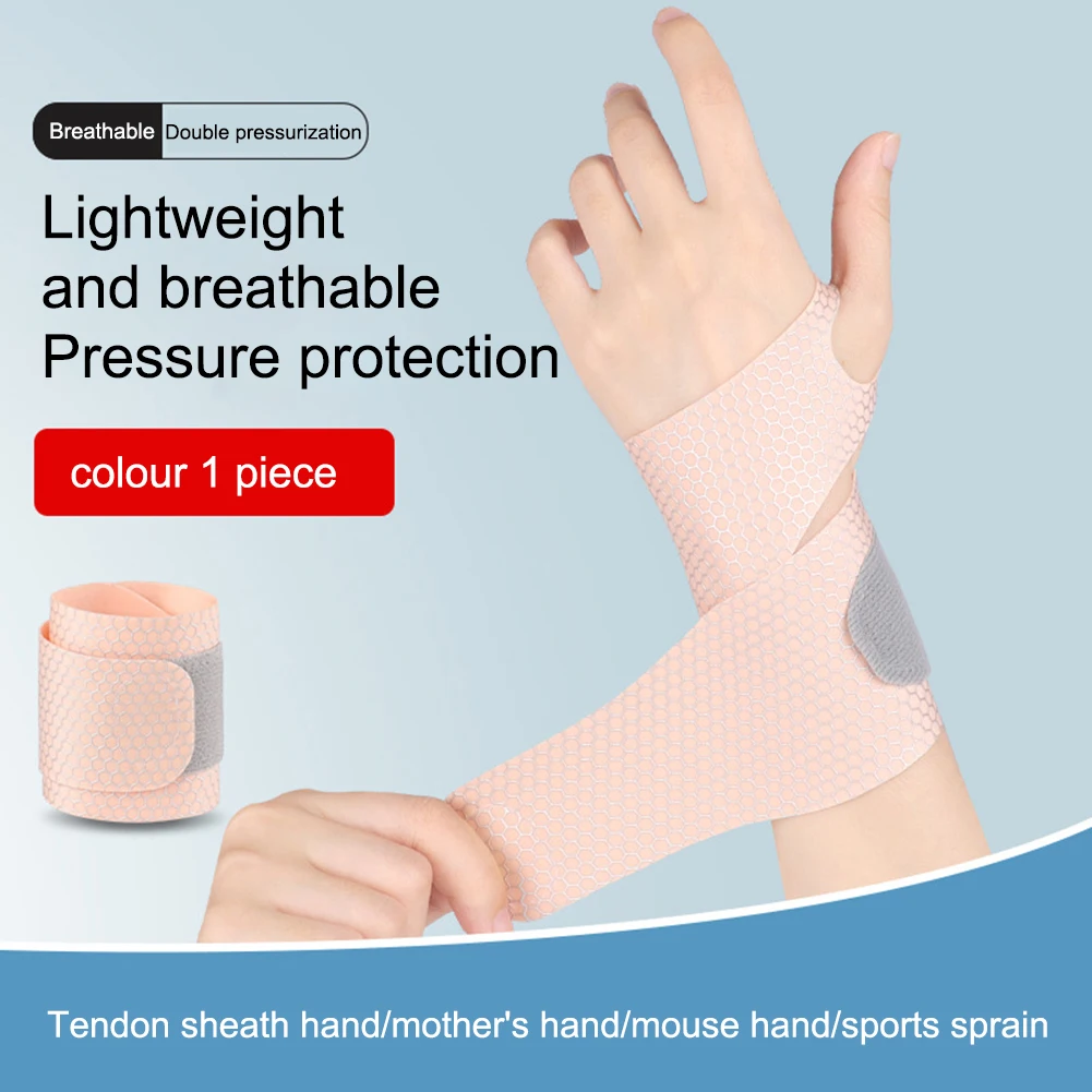 Защита для рук для тренировок унисекс, Дышащие рукава для поддержки запястий, Регулируемая Двойная компрессия при артрите и тендините Изображение 1