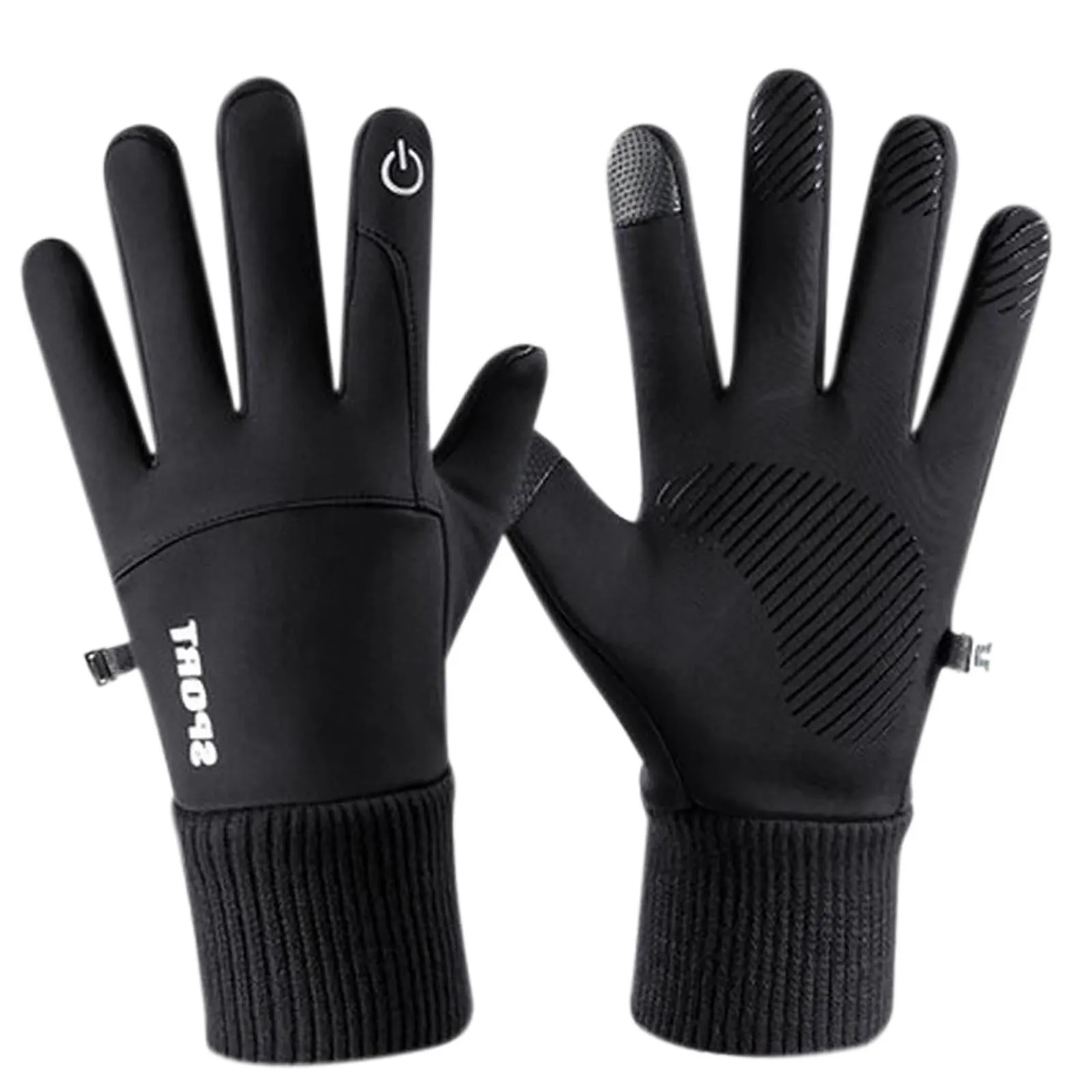Зимние теплые женские перчатки с сенсорным экраном, зимние перчатки, водонепроницаемые, противоскользящие, для скалолазания, верховой езды, перчатки для вождения с сенсорным экраном Изображение 1