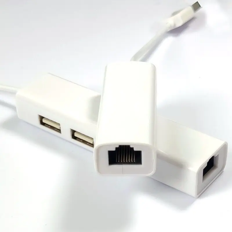 Интерфейс USBType-C USB-КОНЦЕНТРАТОР С Портом USB-Ethernet с Высокой Пропускной способностью Передачи данных 100 Мбит MacBook AirM2 RJ45 USB Сетевой Адаптер Изображение 1