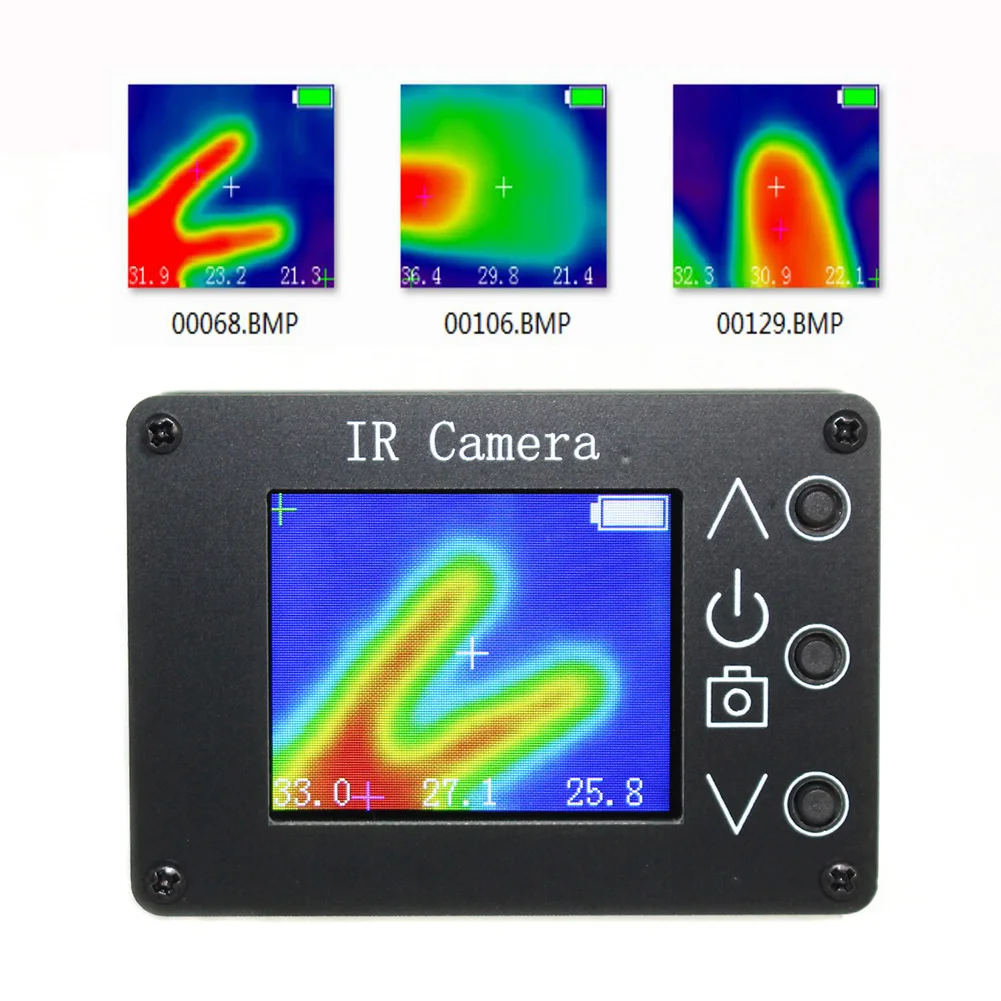 Инфракрасный датчик температуры Цифровой инфракрасный тепловизор 1,8-дюймовый TFT-экран 160 * 120 пикселей для домашнего / промышленного использования Изображение 1