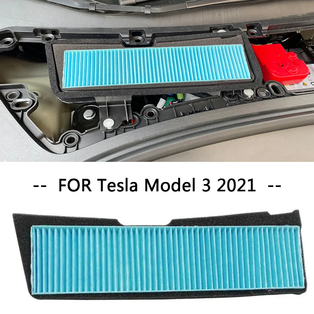 Крышка воздухозаборника Защитная крышка вентиляционного отверстия для атмосферного потока для Tesla Модель 3 2021 Входной фильтр кондиционера Изображение 1