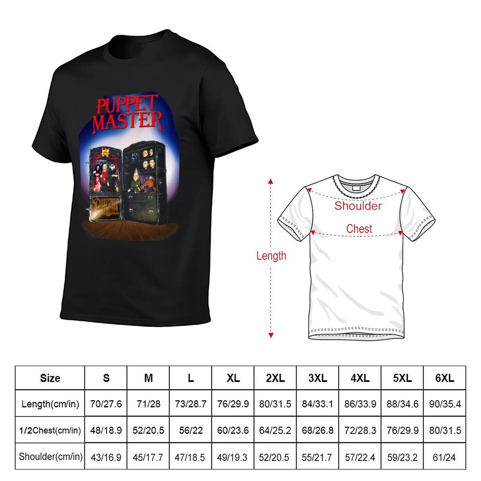 Новая футболка The Puppet Master (прозрачная), эстетичная одежда, спортивные рубашки, футболки для мужчин Изображение 1