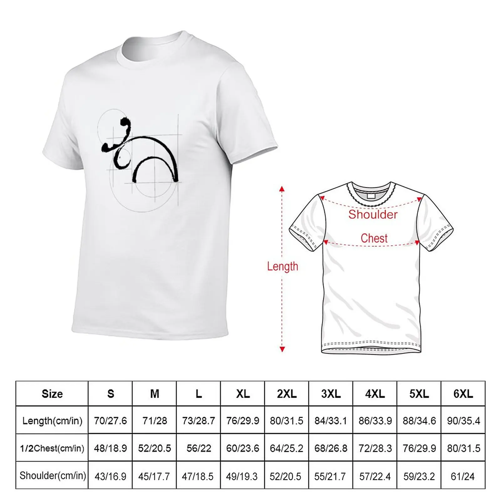 Новая футболка с изображением витрувианского лося, быстросохнущая футболка, одежда с аниме, простые черные футболки, мужские Изображение 1
