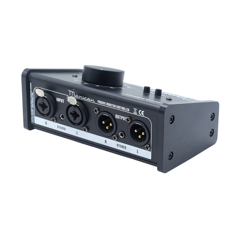 Пассивный аудиоконтроллер, монитор Ack / XLR, Комбинированный Стереоразъем, вход с возможностью отключения звука, Моно Суммирование Изображение 1