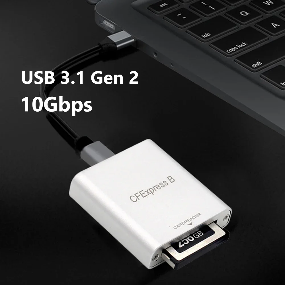 Портативный Кард-ридер CFexpress USB 3.1 Gen 2 Для Чтения Карт памяти Без Привода для Портативного Компьютера, Телефона для MacBook iPad Chromebook Изображение 1