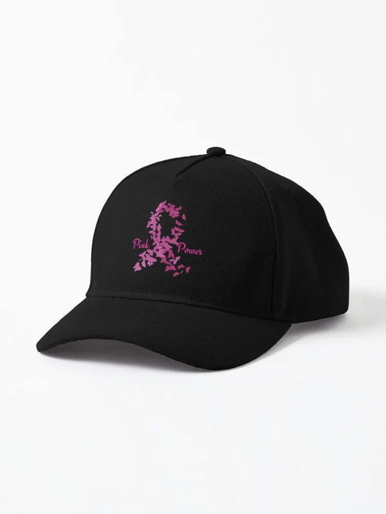 Розовая сила - бейсболка для повышения осведомленности о раке молочной железы, военные тактические кепки, дизайнерская шляпа, женская мужская кепка Изображение 1