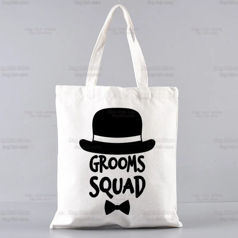 Сумка для одиночной вечеринки Team Groon, большая вместительная сумка через плечо, складная пляжная сумка для покупок, холщовая сумка-тоут, Эко-сумка для покупок Изображение 1