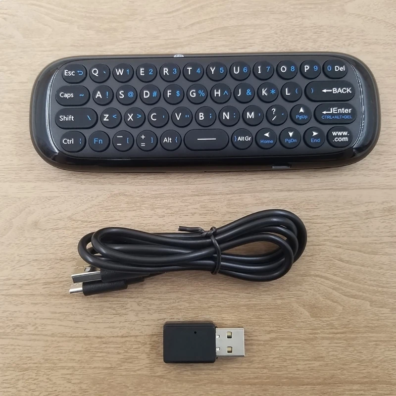 Универсальная беспроводная мини-клавиатура и мышь 2.4 G с дистанционным управлением для портативных ПК TV Box Изображение 1