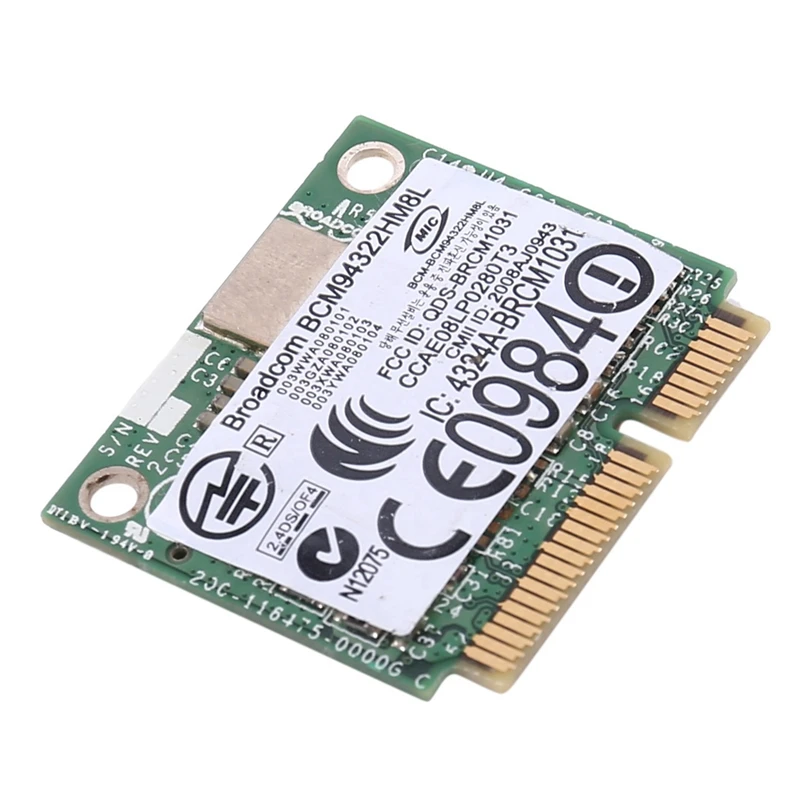 10X BCM94322HM8L BCM94322 Двухдиапазонная Беспроводная Сетевая карта Mini PCIE 300 Мбит/с 802.11A/B/G/N DW1510 для Mac OS /Hackintosh Изображение 2