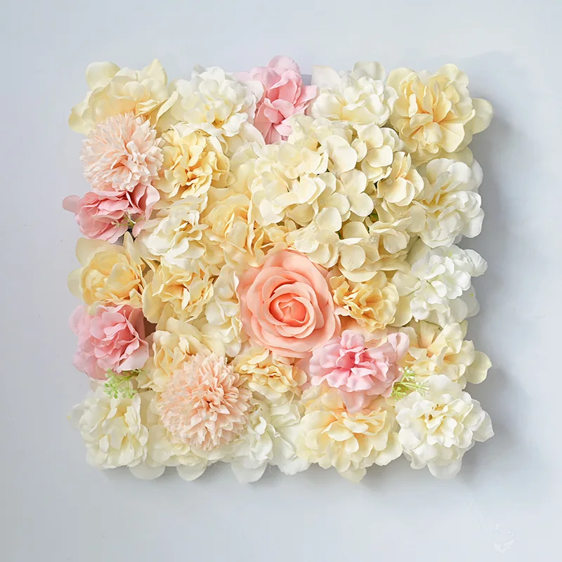 3D Цветочный Фон Искусственные Цветы Настенная Панель Искусственные Розы для Настенной Вечеринки Свадьба Свадебный Душ На Открытом Воздухе Украшение Изображение 2